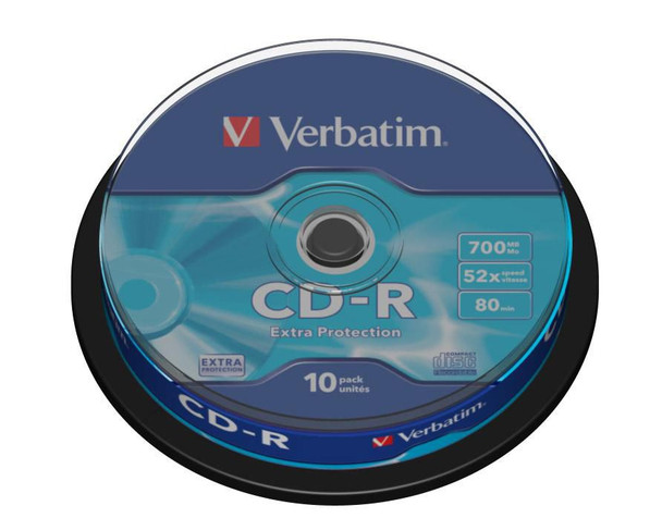 Verbatim 43437 CD-R 52X Extra Protect. 700MB 43437