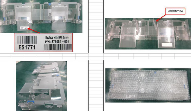 Hewlett Packard Enterprise 875054-001 SPS-BAFFLE SYSTEM 875054-001