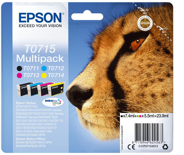 Epson C13T07154012 T0715 ink cartridge blk C13T07154012