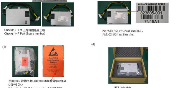 Hewlett Packard Enterprise 823805-001 290w AC power supply 823805-001