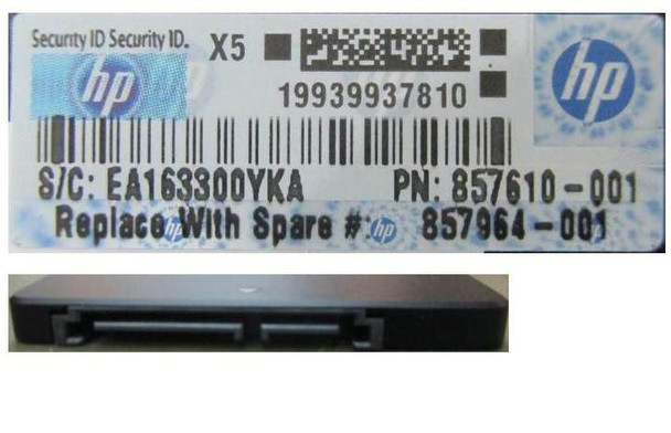 Hewlett Packard Enterprise 857964-001 DRV SSD 480GB 6G SFF SATA MU 857964-001