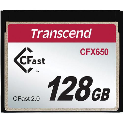 Transcend TS128GCFX650 128GB CFX650 MEMORY CARD TS128GCFX650