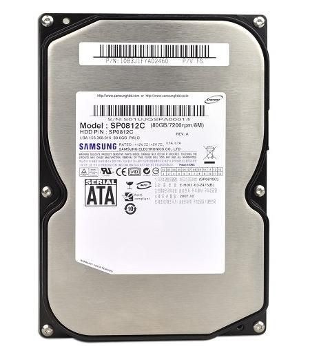 Samsung SP0812C-RFB 80GB 7200RPM SATA-150 HDD SP0812C-RFB