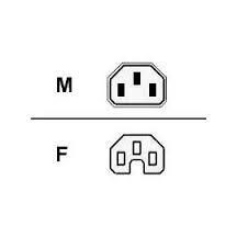 Raritan SLC14C15-2.5M-6PK Pack of 6 SecureLock locking SLC14C15-2.5M-6PK