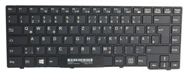 Fujitsu S26391-F2110-B257 Keyboard ISO HEBREW Black S26391-F2110-B257