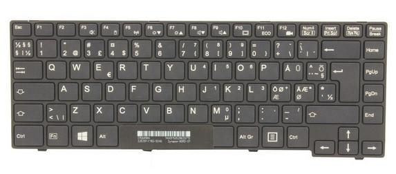 Fujitsu S26391-F165-B257 Keyboard ISO HEBREW Black S26391-F165-B257