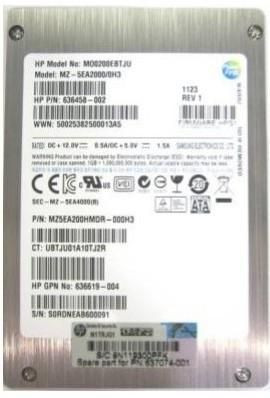 Hewlett Packard Enterprise RP001229551 Solid State Drive 200 GB SATA RP001229551