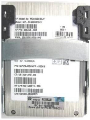 Hewlett Packard Enterprise 637068-001-RFB 400GB 3G SATA QR 2.5IN MDL SSD 637068-001-RFB