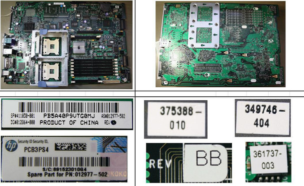 Hewlett Packard Enterprise 411030-001-RFB SYSTEM BOARD DL380 G4 411030-001-RFB
