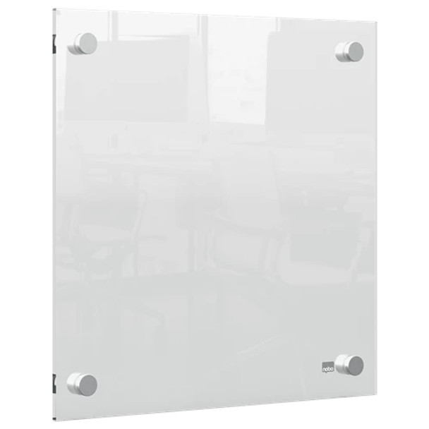 Nobo Transparent Acrylic Mini Whiteboard Wall Mounted 300x300mm 1915619 1915619