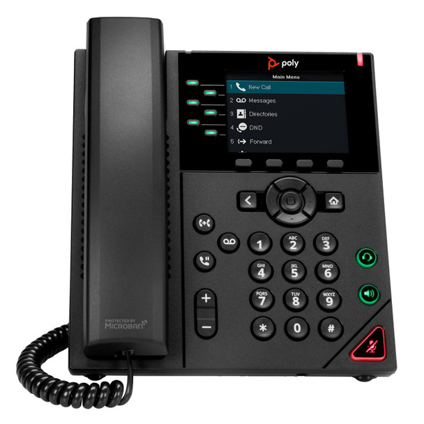 Poly 89B71AA Vvx 350 6-Line Ip Phone And 89B71AA