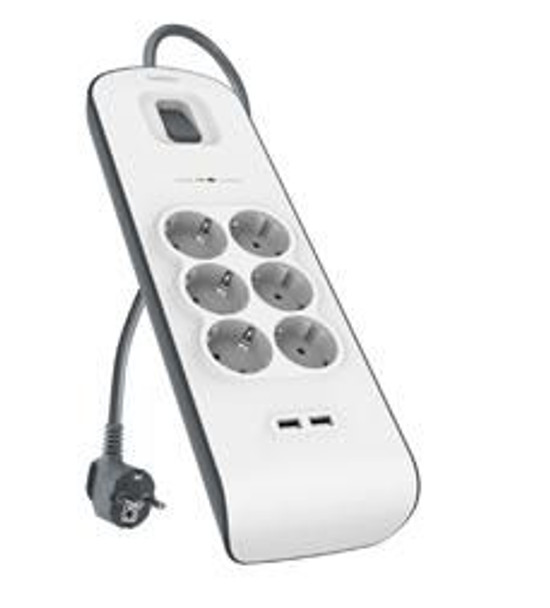 Belkin BSV604VF2M Surge Plus 6-fold incl. BSV604VF2M