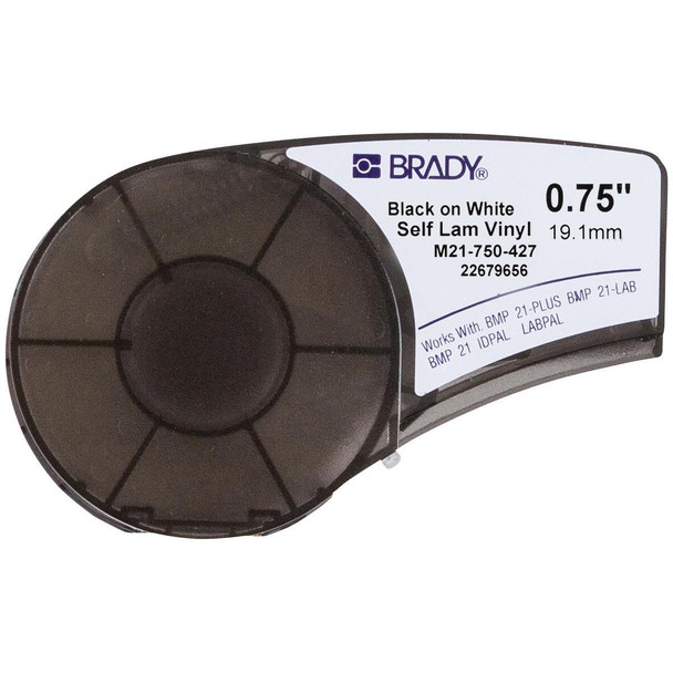 Brady M21-750-427 Black on White 4.26m x 19.05mm M21-750-427