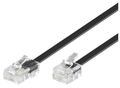 MicroConnect MPK451S RJ11-RJ45 1M M/M Black MPK451S