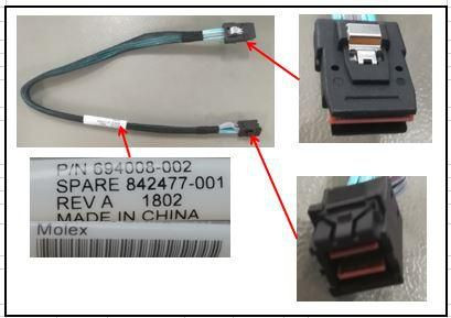 Hewlett Packard Enterprise 842477-001-RFB Cable HD Mini SAS to Mini 842477-001-RFB