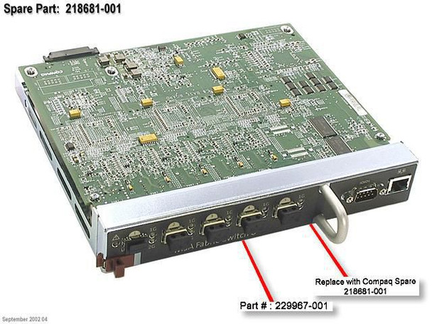 HP 218681-001-RFB BD.EMBEDDED.SWITCH.6 PORT 218681-001-RFB