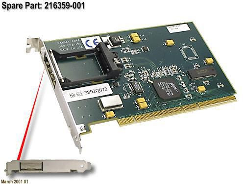 HP 216359-001-RFB PCi Fibre Channel Host Bus 216359-001-RFB