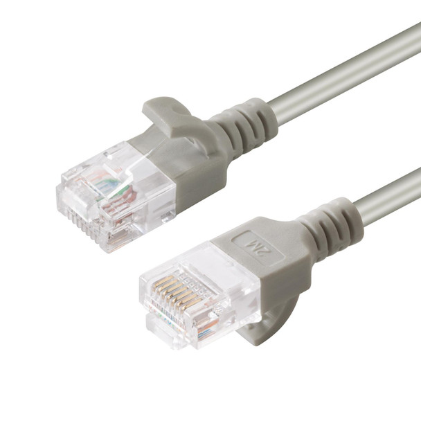 MicroConnect W125627988 U/UTP CAT6A Slim 1.5M Grey V-UTP6A015-SLIM
