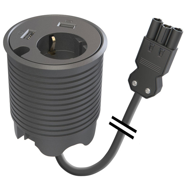 Kondator 935-PD14-GST Powerdot - 1 Power 2 USB 935-PD14-GST