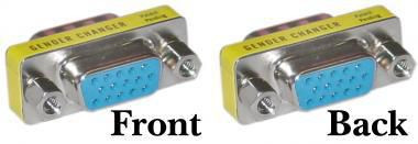 MicroConnect MODH15FH15F Mini Gender HD15 F/F VGA-VGA MODH15FH15F