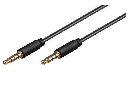 MicroConnect IPOD013 3.5mm 4-pin 3m M-M Black IPOD013