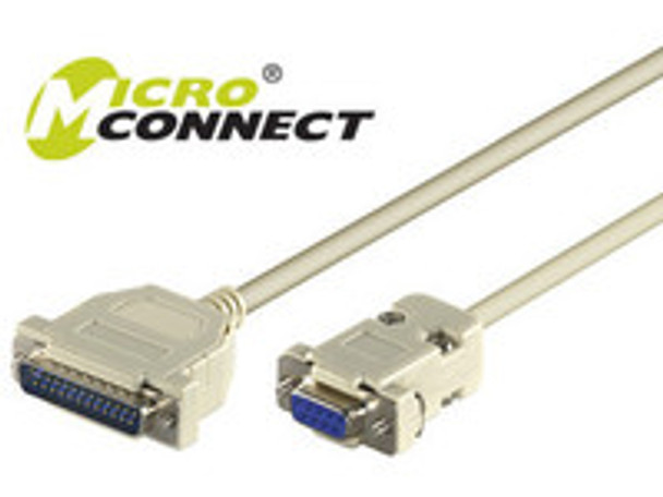 MicroConnect IBM029 ModemCable DB9-DB25 3M  F/M IBM029