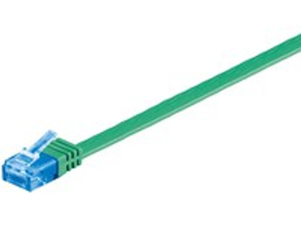MicroConnect V-UTP6A05G-FLAT U/UTP CAT6A 5M Green Flat V-FTP6A05G-FLAT