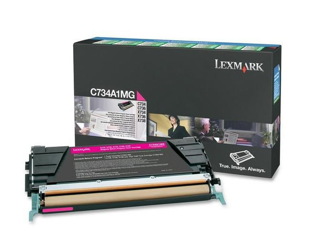 Lexmark C734A1MG Toner Magenta Return Program C734A1MG