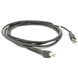 Zebra CBA-U01-S07ZAR USB Cable Serie A Grey 2.1m CBA-U01-S07ZAR