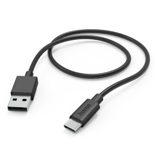 Hama Usb-A To Usb-C Quick Charging Cable Usb 2.0 1 Metre Black 00201594