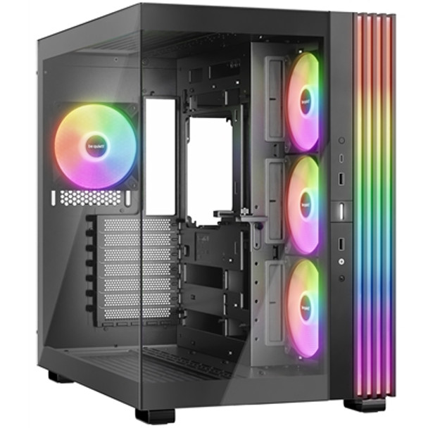 Be-Quiet! Light Base 600 Lx Black Midi-Tower Atx Case Massive Argb Led Strip Ful BGW67 Be-Quiet! Light Base 600 Lx Black Midi-Tower Atx Case Massive Argb Led Strip Ful BGW67