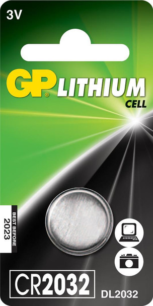 GP Batteries CR2032 1-P LITHIUM BUTTON CELL CR2032 2184