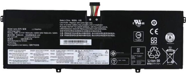 Lenovo 5B10Q82426 Battery 7.68V 60Wh 4 Cell 5B10Q82426