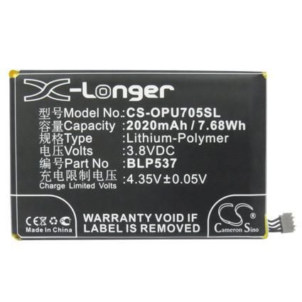 CoreParts MOBX-BAT-OPU705SL Battery for OPPO Mobile MOBX-BAT-OPU705SL