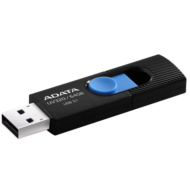 ADATA AUV320-64G-RBKBL 64GB UV320 USB 3.1. Black/Blue AUV320-64G-RBKBL