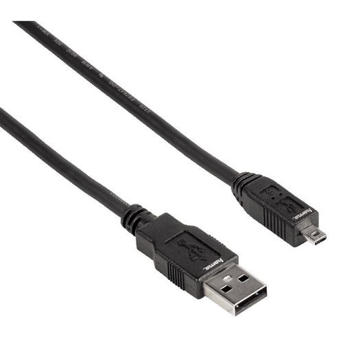 Hama Usb-A To Mini Usb Type-B Cable Usb 2.0 1.8 Metre Black 00074204