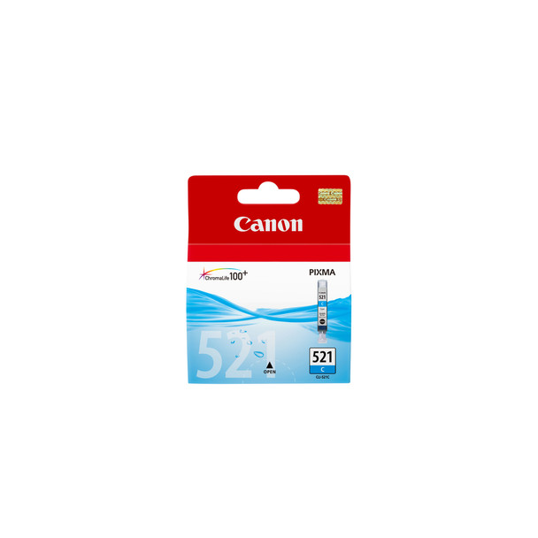 Canon CLI-521C Cyan Ink Cartridge Cyan 1 pcs 2934B001