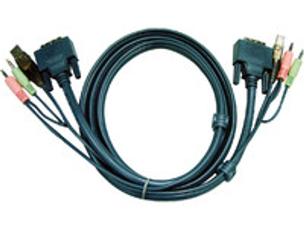 Aten 2L-7D02U DVI Cable 1.8m 2L-7D02U
