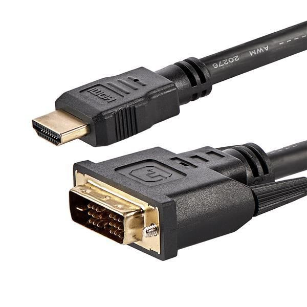 StarTech.com HDMIDVIMM6 6 FT HDMI TO DVI-D CABLE HDMIDVIMM6