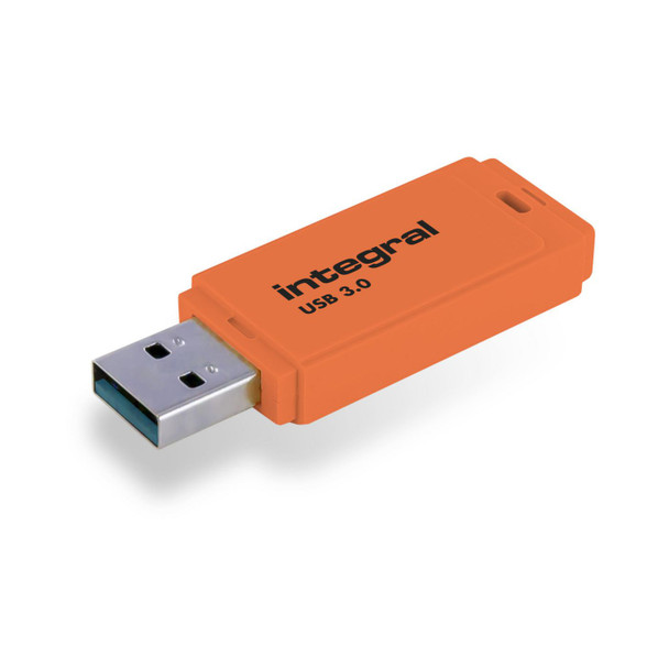 Integral INFD32GBNEONOR3.0 32Gb Usb3.0 Drive Neon Orange INFD32GBNEONOR3.0