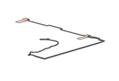 HP 848346-001 Antenna Wlan 17 848346-001