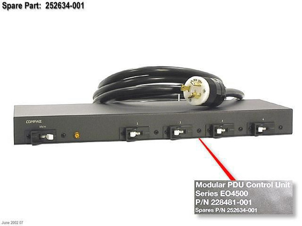 HP 252634-001-RFB *WWW*PDU.24A.LOW VOLT-NA/JP 252634-001-RFB