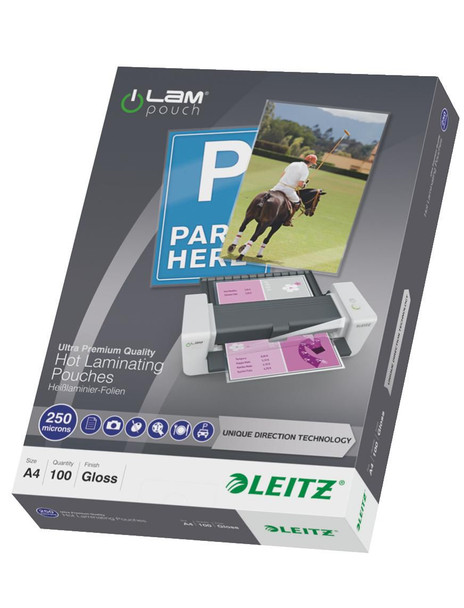 Leitz 74840000 Lamination pouch A4 UDT 250mic 74840000