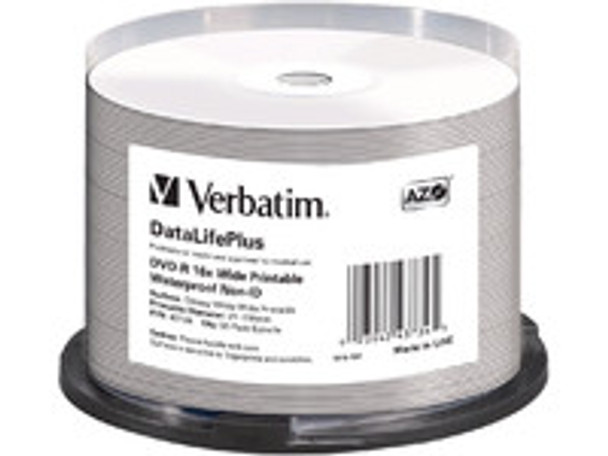 Verbatim 43734 DVD-R 16X bulk 4.7GB W. Glossy 43734