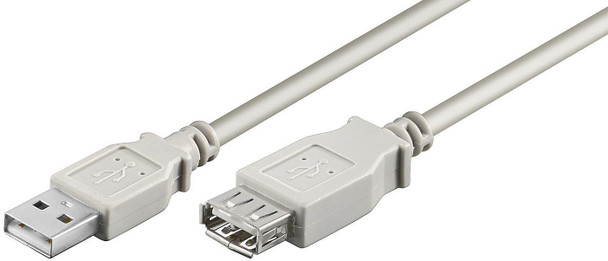 MicroConnect USBAAF2 USB2.0  Extension A-A 2m M-F USBAAF2