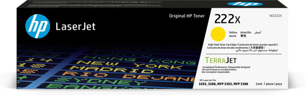 HP W2222X 222X High Yield Yellow W2222X