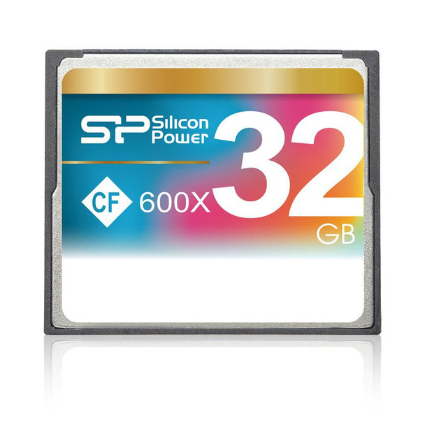 Silicon Power SP032GBCFC600V10 Cf 600X 32 Gb Compactflash SP032GBCFC600V10