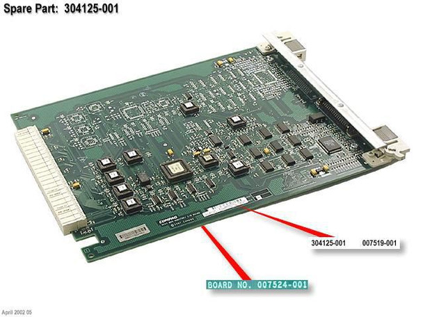 HP 304125-001-RFB BOARD.SYS I/O.NONDPLX-ULT 304125-001-RFB