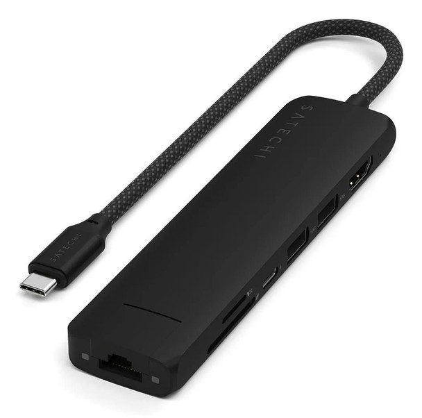 Satechi ST-P7SK 7-in-1 USB-C Slim Multiport ST-P7SK