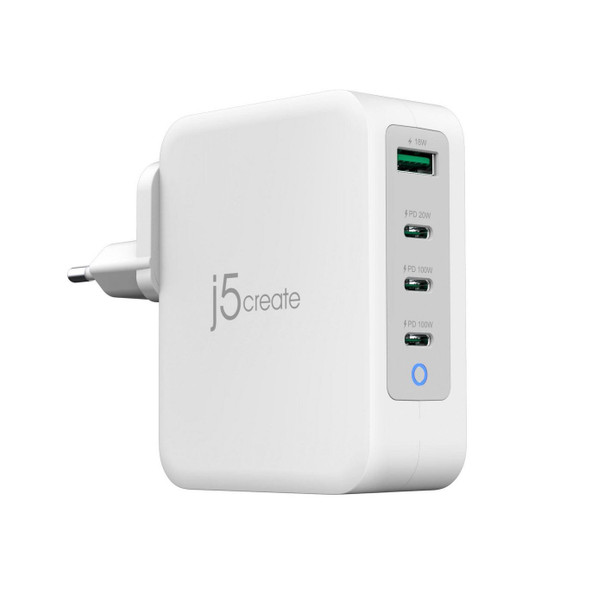 j5create JUP43130E-EN - 130W Gan Usb-C� 4-Port JUP43130E-EN